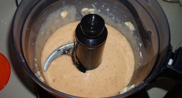 preparazione cookies banana e cioccolato step 2
