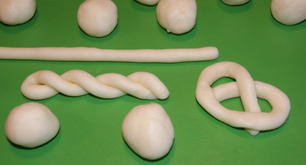 preparazione dei butter twists senza glutine: 1