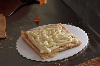 millefoglie con crema senza zucchero
