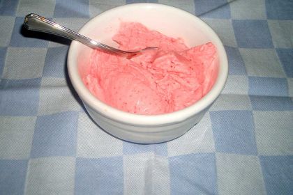 gelato alla fragola fatto in casa