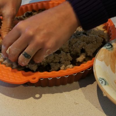 crumble copertura sopra