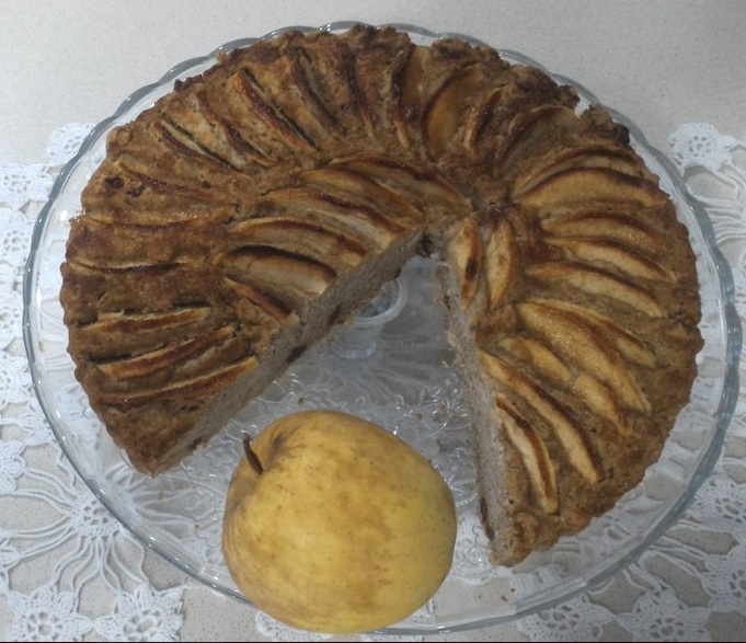 Torta di mele senza glutine e senza zucchero
