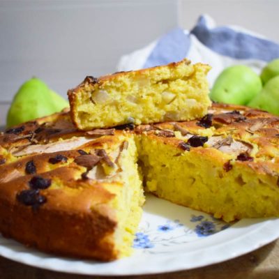 ricetta torta di pere e mandorle senza glutine